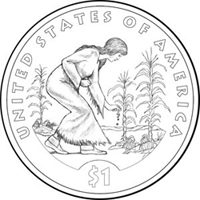2009 Native American Sacagwea coin
